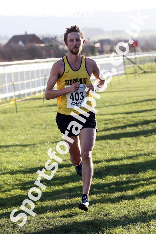 Senior mens North Eastern Cross Country, Redcar. Photo:  David T. Hewitson/Sports for All Pics